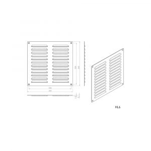 Ventilator (Hooded Louvre Pattern)