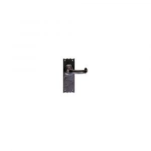 Traditional Lever On Backplate – Latch