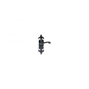 Fleur De Lys Lever On Backplate – Latch