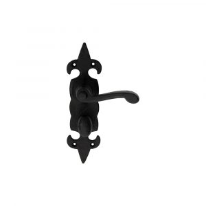 Fleur De Lys Lever On Backplate –  Bathroom 57mm C/C