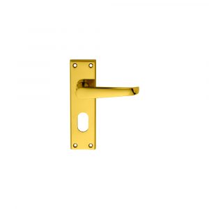 Victorian Lever On Backplate – Lock Oval Profile 48.5mm C/C