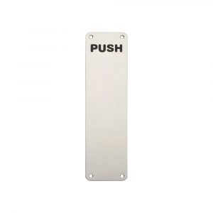 300 X 75mm Finger Plate – Push