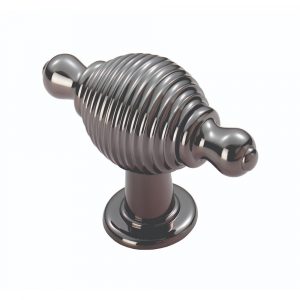 Ftd Reeded Knob With Finial Ends 70 X 26mm