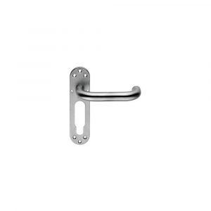 Sw123Sss Lever On Inner Steel Backplate – Pairs- Satin G316