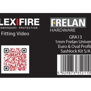 Universal Kit For Euro/Oval Sashlocks 30/60 Minute 50mm