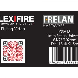 Kit For Hd Dead Bolts 64/76&102mm 30 Minute 1mm