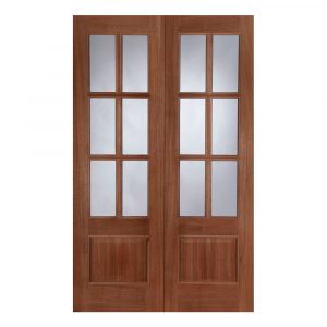 Hardwood Hampstead Un-Glazed Door Pair