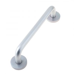 Aluminium Saa D Handle On Rose 150X19mm