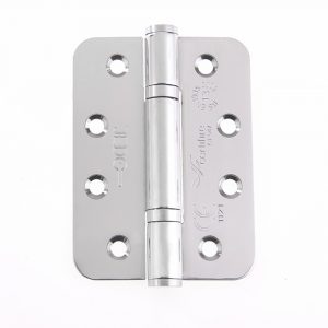 Ss Radiused Polymer Bearing Hinges 3 Knuckle (Pk Of 3) 102X76X3mm