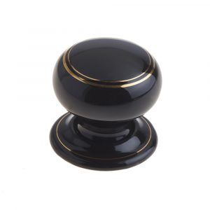 Lined Porcelain Mortice Knob 60mm