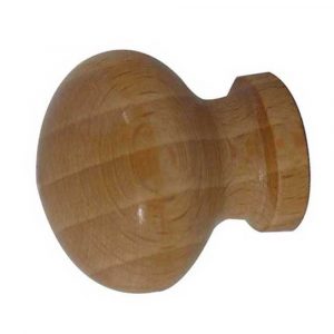 Varnished Wooden Knob 30mm