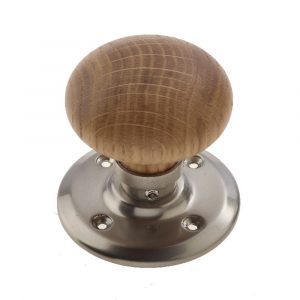 Oak Mortice Knob Furniture 60mm Diameter