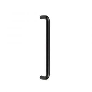 Nero D Shape Pull Handle B/T Fixing 300 X 19mm  BLACK