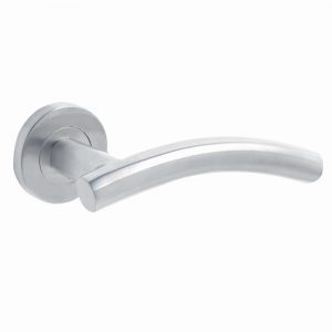 Jss704 Arched Grade 201 Lever On Rose 52X8mm