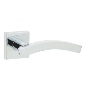 Kubus Curved Lever On Rose 50X10mm