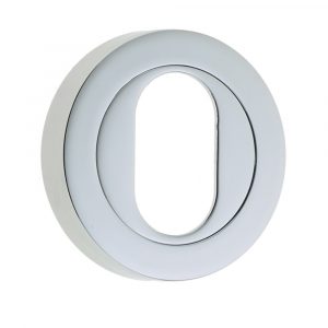 Oval Profile Escutcheon 50X10mm