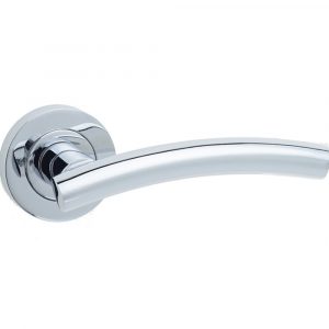 Curve Lever On Rose 50X10mm