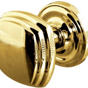 Mortice Knob On Round Rose 50mm Dia