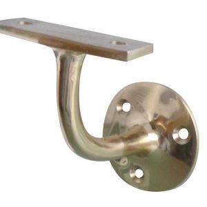 Jv85 Brass Handrail Brackets 75mm