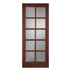 External Hardwood Pattern SC Unglazed Door