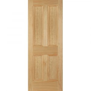 Pine Un-Finished Islington Flat 4 Panelled Door