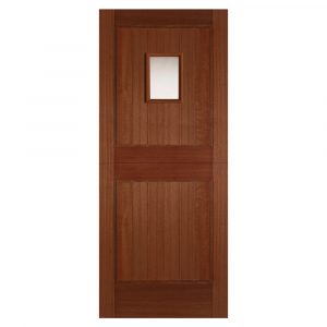 External Hardwood 1 LIGHT Unglazed M&T Stable Door