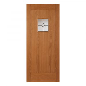 Modern Oak Thames External Glazed Door