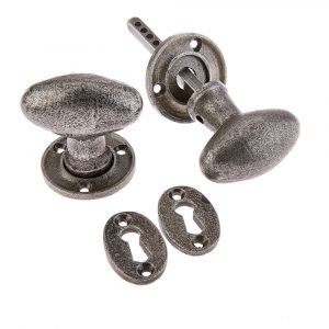 Oval Mortice Knob Furniture 65X61mm