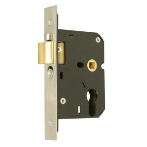 B2510-76-P Euro-Profile Cylinder Anti-Thrust Night Latch