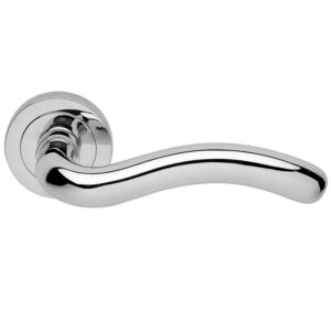 Squiggle Lever On Concealed Fix Round Rose