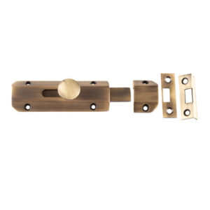 Sliding Door Bolt  Brass 100mm x 35mm * 6 Finishes