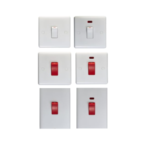 DP Switch Enhanced White Plastic
