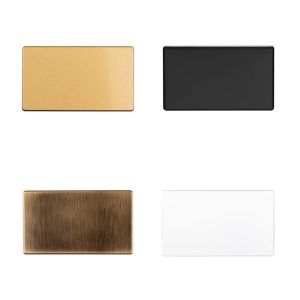 Double Blank Concealed Plate