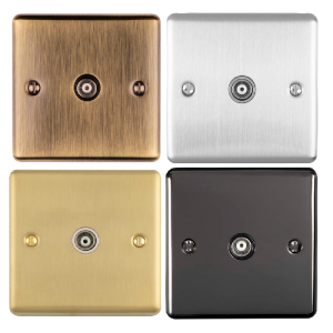 Coaxial TV Socket Enhanced Range
