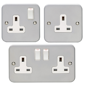 13A DP Socket Metal Clad