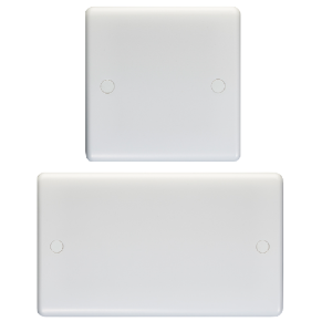 Blank Plate Enhanced White Plastic