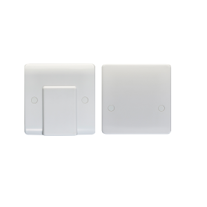 Flex Outlet Plate Enhanced White Plastic