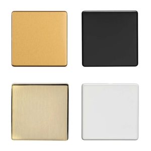 Single Blank Concealed Plate