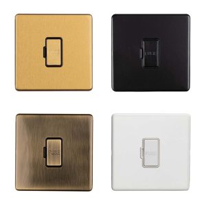 13Amp Unswitched Fuse Spur Flat Concealed